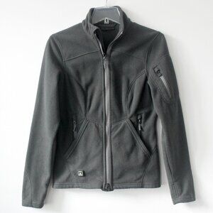 Triple Aught Design Grey Fleece Zip-Up Utility Jacket with Pockets Small